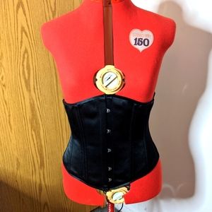 Satin Steel Boned Under Corset 30 inch